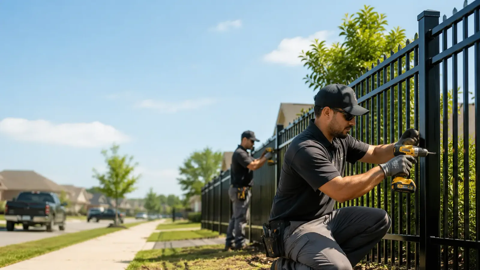 Metal Fence Installation in Cheshire, CT